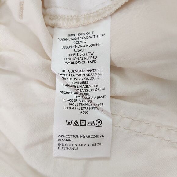 Anthropologie Pilcro Cargo Pants Womens 1X Beige Utility Drawstring Relaxed Fit - Picture 10 of 12